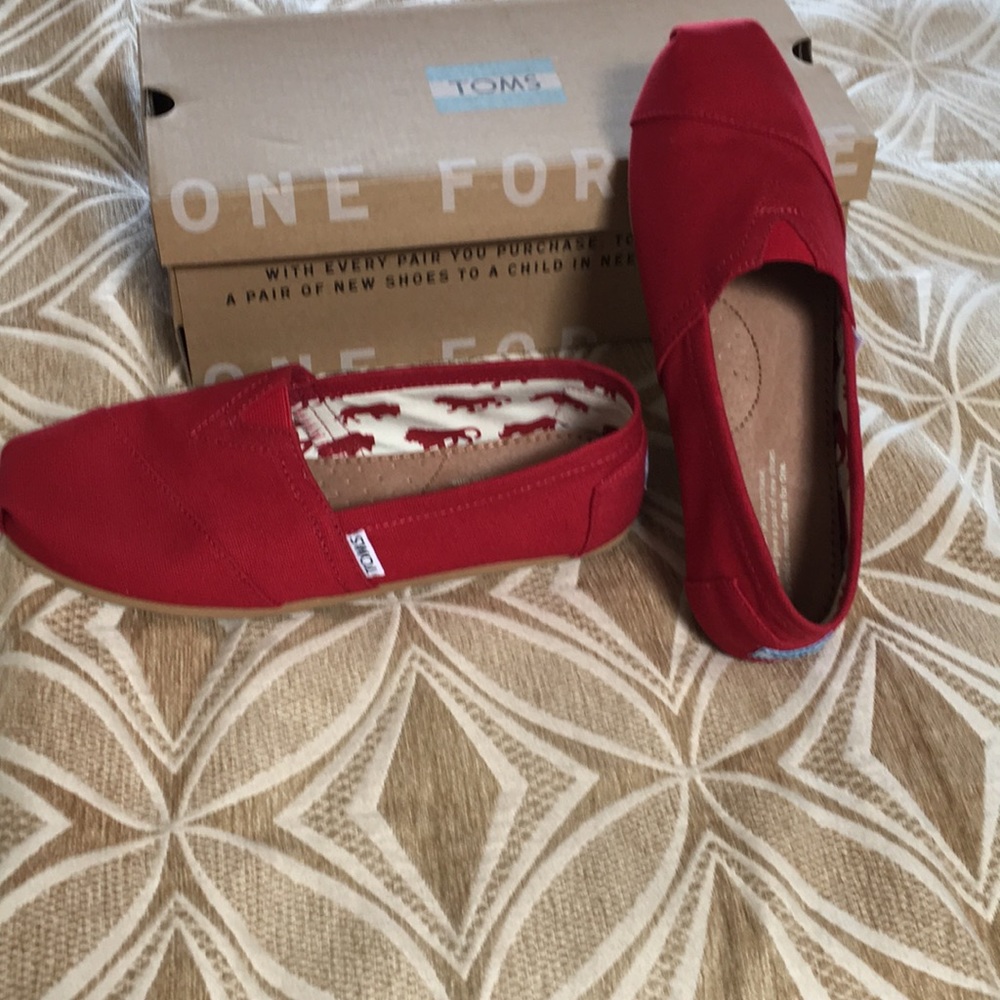 Tom’s Shoes Worn Only Once